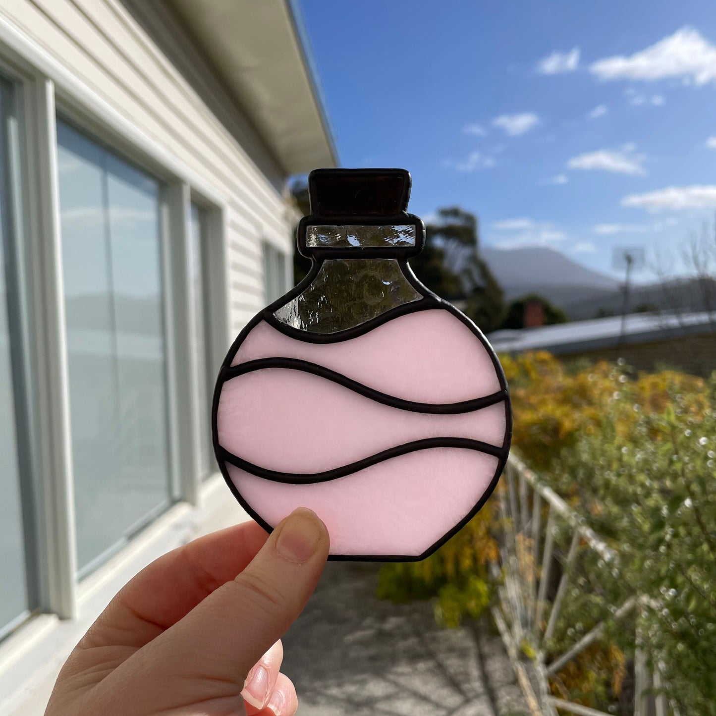 Potion Bottle Tea Light – Pink