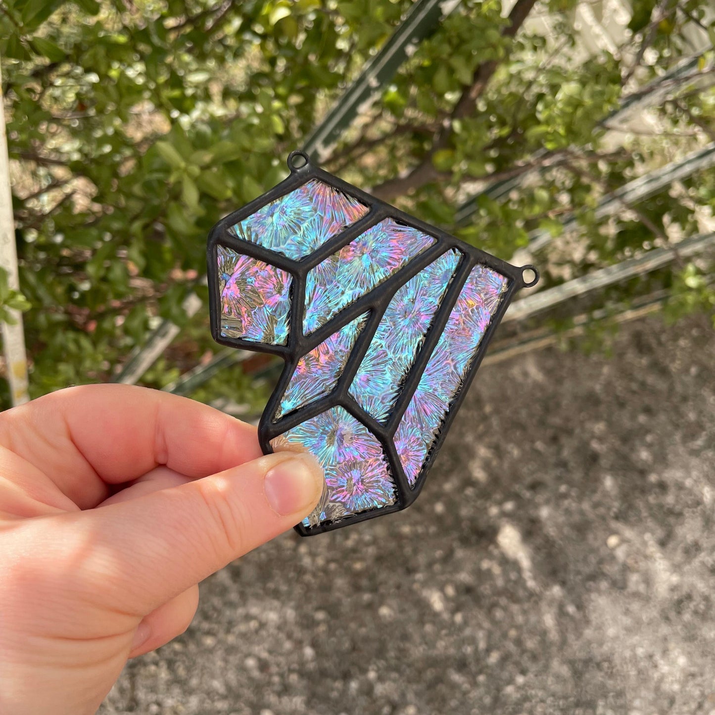 Gleamstone - Twin Crystal (hanging piece)