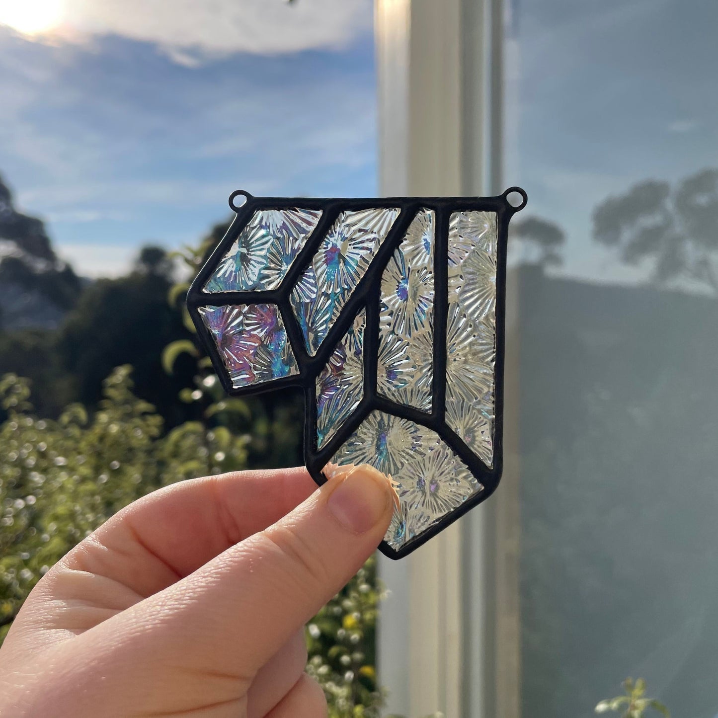 Gleamstone - Twin Crystal (hanging piece)