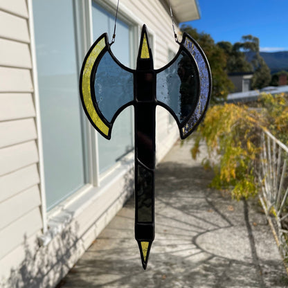 Luminous Rift Axe