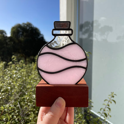 Potion Bottle Tea Light – Pink