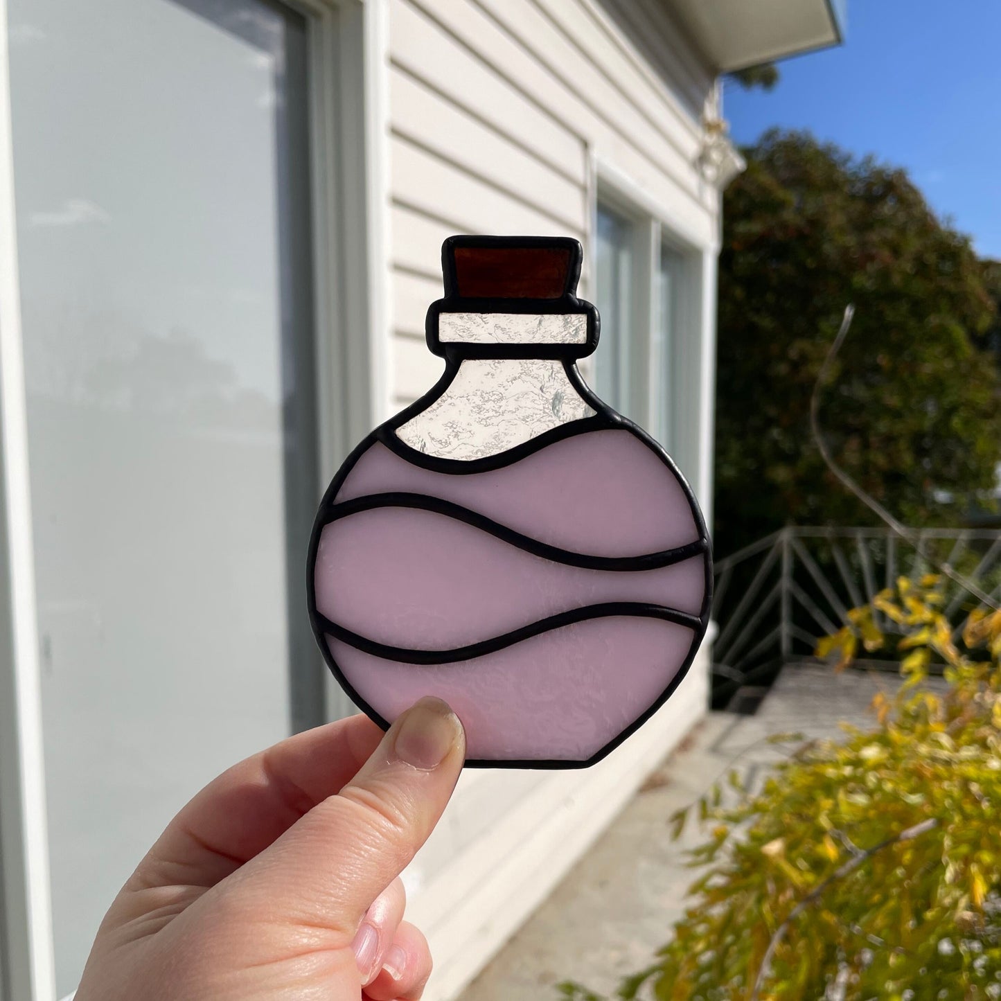 Potion Bottle Tea Light – Pink