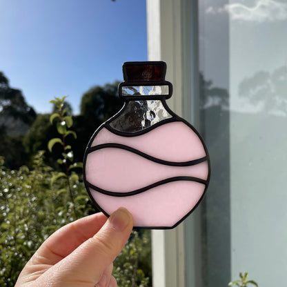 Potion Bottle Tea Light – Pink