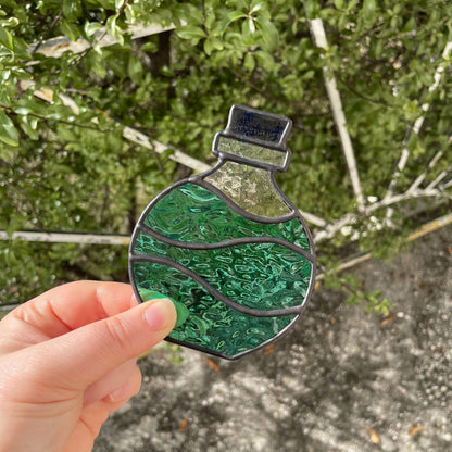 Potion Bottle Tea Light – Teal