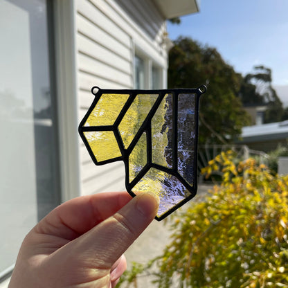 Runelight - Twin Crystal (hanging piece)