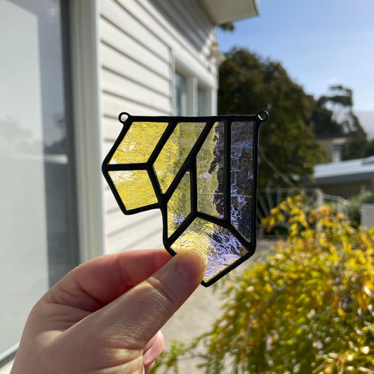 Runelight - Twin Crystal (hanging piece)