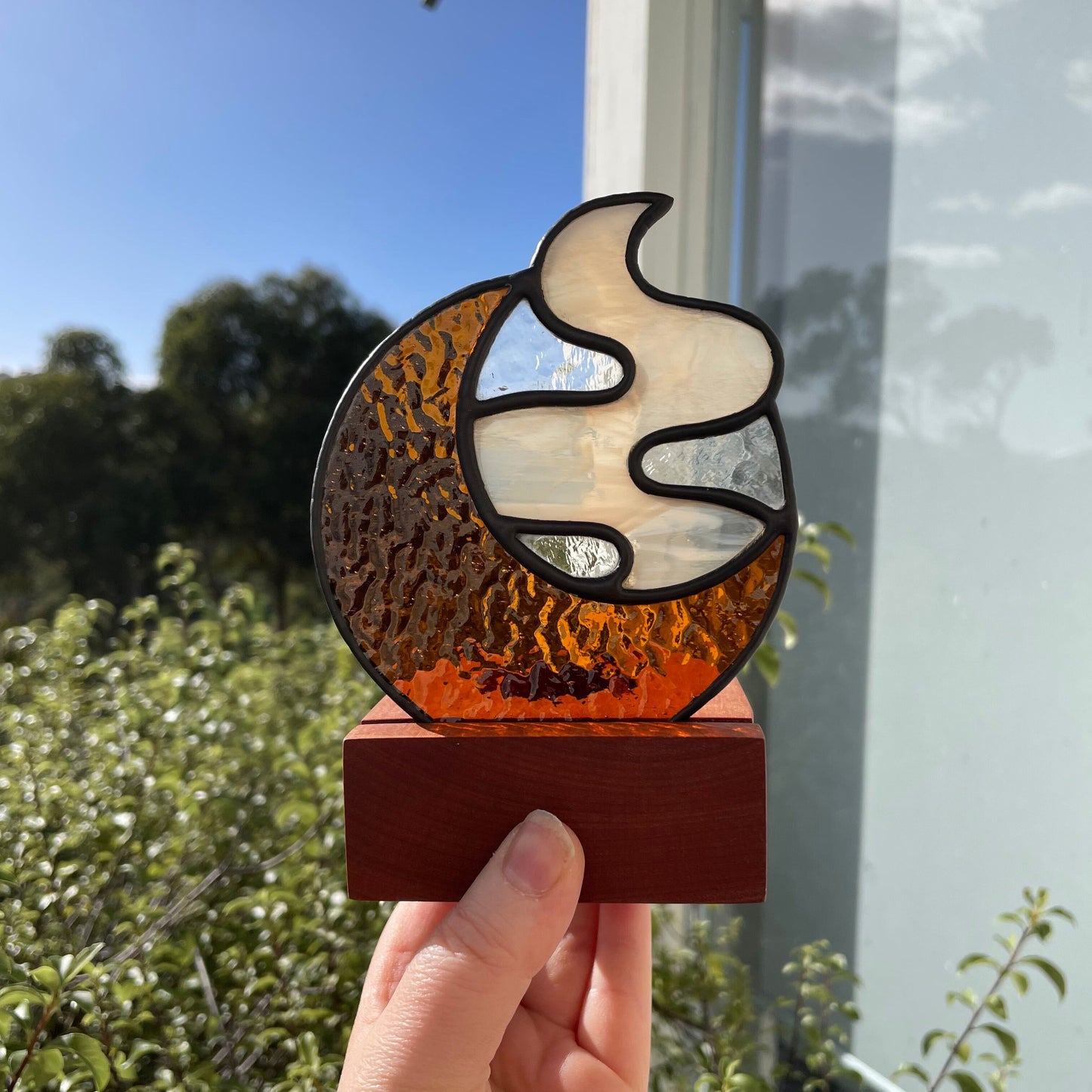 Smokey Night Tea Light - Amber Moon