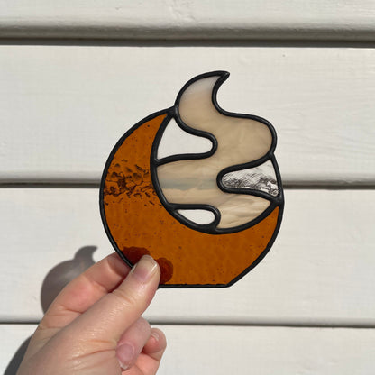 Smokey Night Tea Light - Amber Moon