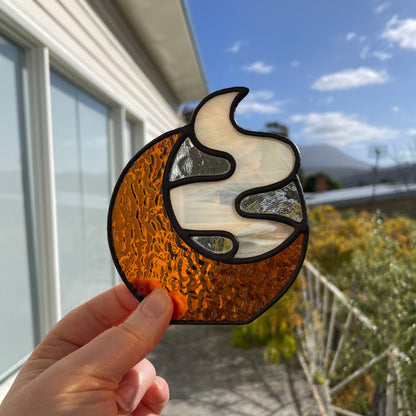 Smokey Night Tea Light - Amber Moon