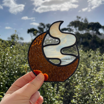 Smokey Night Tea Light - Amber Moon
