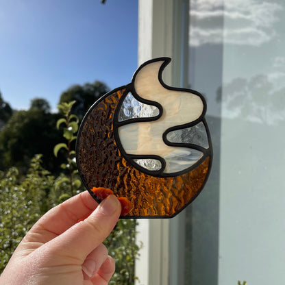 Smokey Night Tea Light - Amber Moon