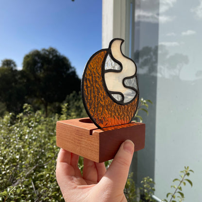 Smokey Night Tea Light - Amber Moon