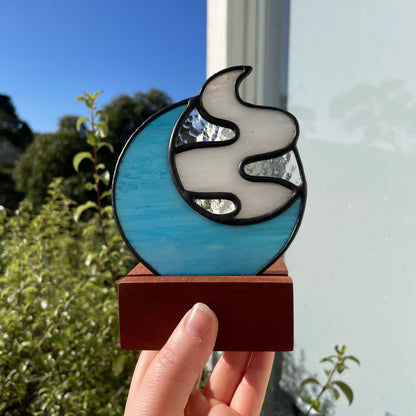 Smokey Night Tea Light - Blue Moon