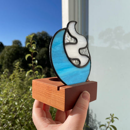 Smokey Night Tea Light - Blue Moon