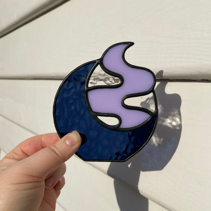 Smokey Night Tea Light - Dark Moon