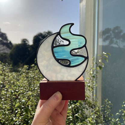 Smokey Night Tea Light - Mottle Moon