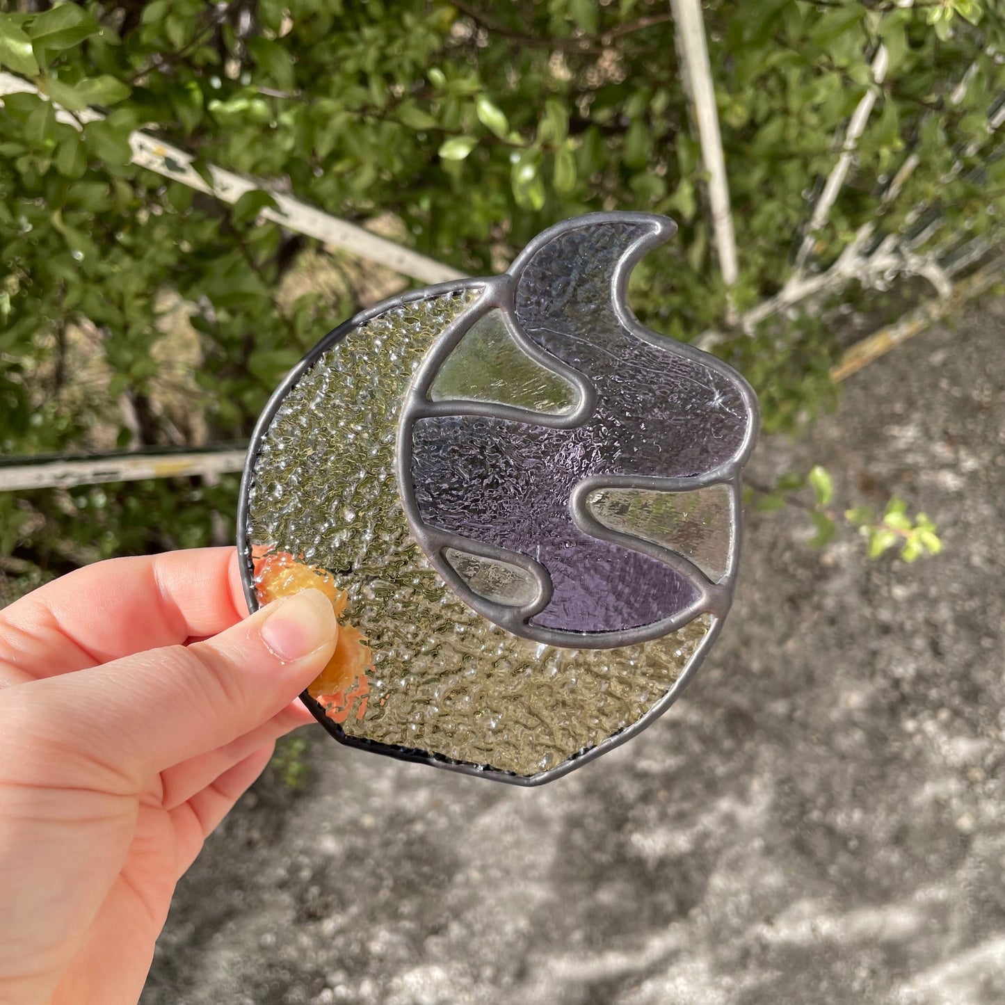Smokey Night Tea Light - Yellow Moon