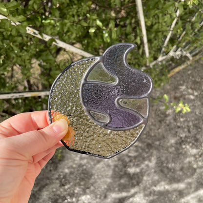 Smokey Night Tea Light - Yellow Moon