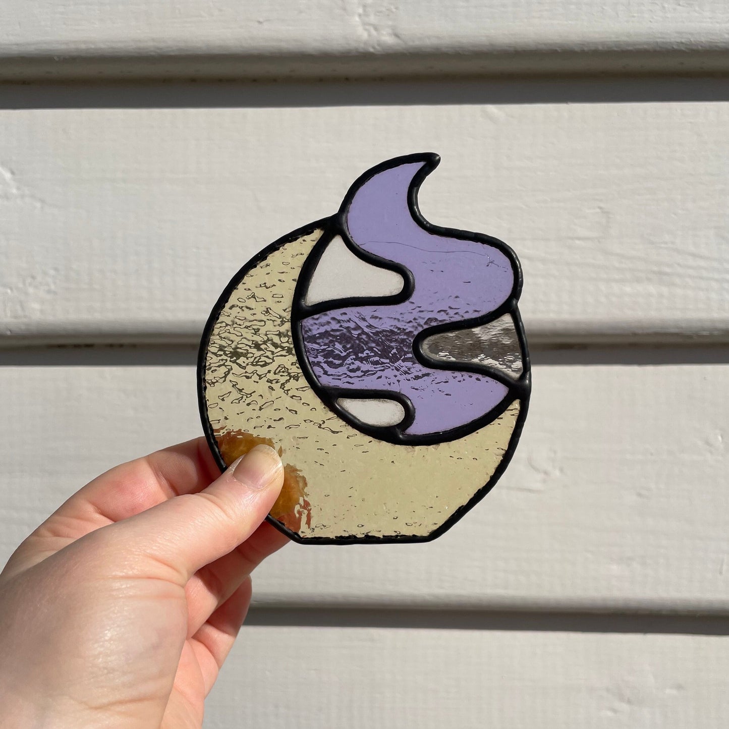 Smokey Night Tea Light - Yellow Moon