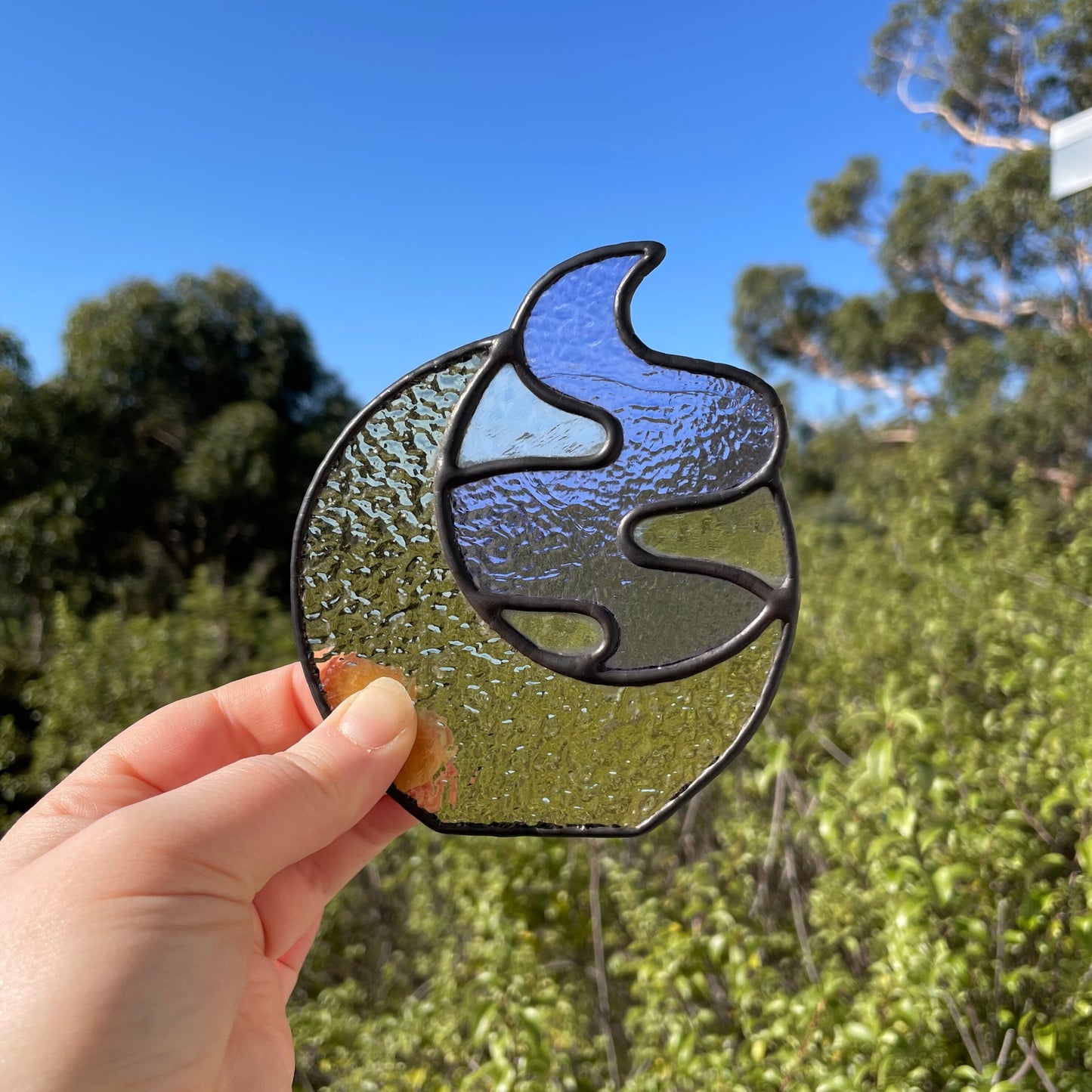 Smokey Night Tea Light - Yellow Moon