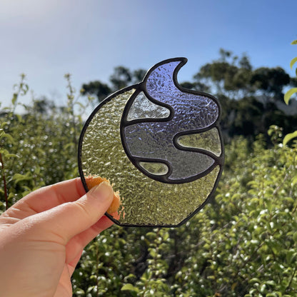 Smokey Night Tea Light - Yellow Moon