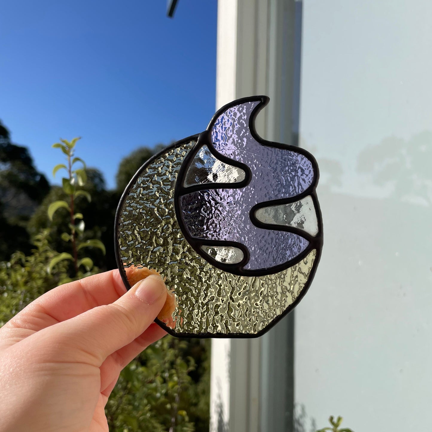 Smokey Night Tea Light - Yellow Moon