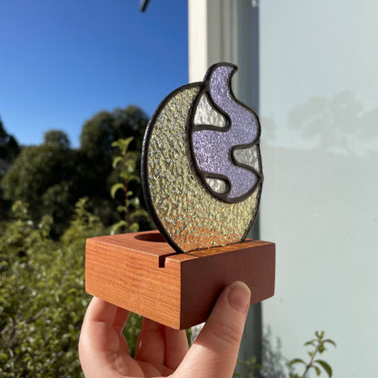 Smokey Night Tea Light - Yellow Moon